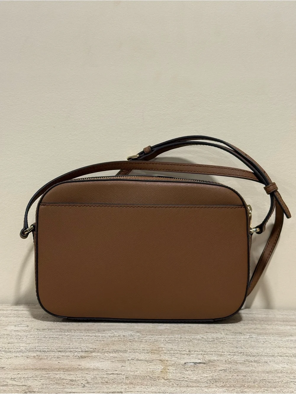 Michael Kors Jet Set Saffiano Leather Crossbody Bag